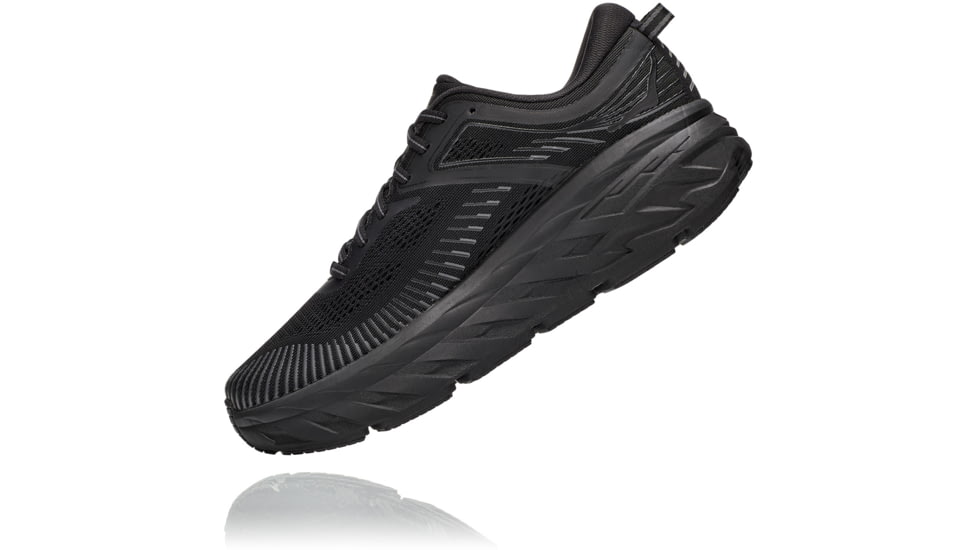 Hoka Bondi 7 Road Running Shoes - Men's, Black/Black, 15 US, Wide, 1110530-BBLC-15EE