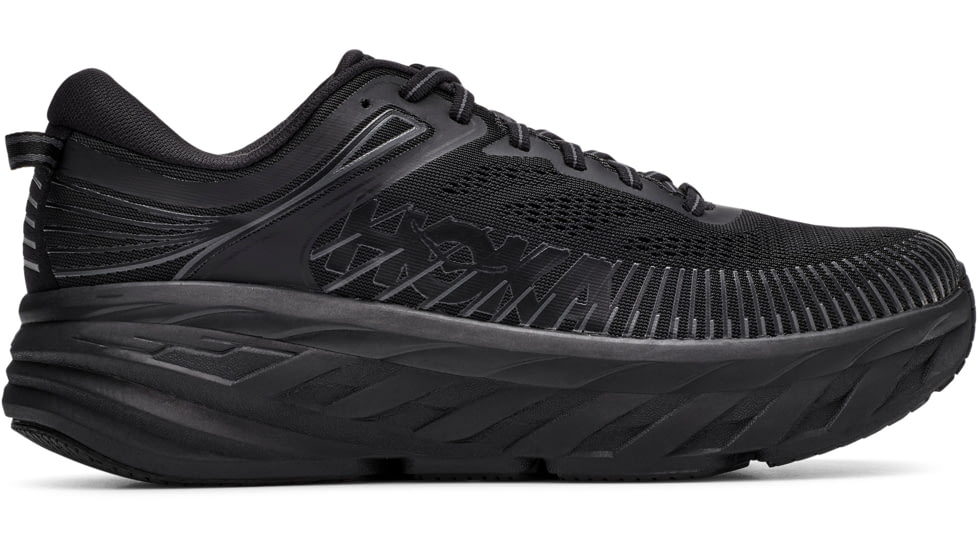 Hoka Bondi 7 Road Running Shoes - Men's, Black/Black, 15 US, Wide, 1110530-BBLC-15EE