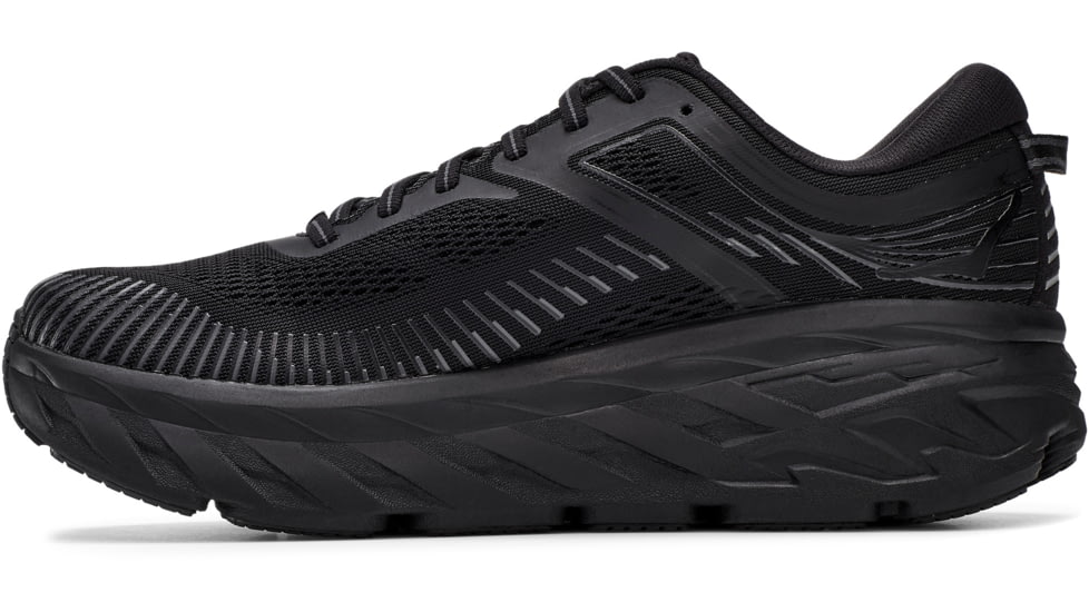 Hoka Bondi 7 Road Running Shoes - Men's, Black/Black, 15 US, Wide, 1110530-BBLC-15EE