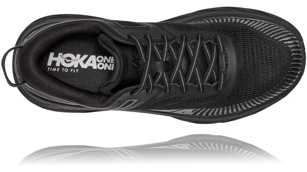 Hoka Bondi 7 Road Running Shoes - Men's, Black/Black, 15 US, Wide, 1110530-BBLC-15EE