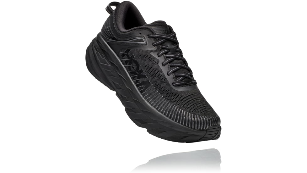 Hoka Bondi 7 Road Running Shoes - Men's, Black/Black, 15 US, Wide, 1110530-BBLC-15EE