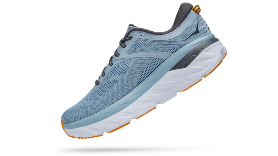 Hoka Bondi 7 Road Running Shoes - Men's, Blue Fog / Castlerock, 9 US, Regular, 1110518-BFCS-09