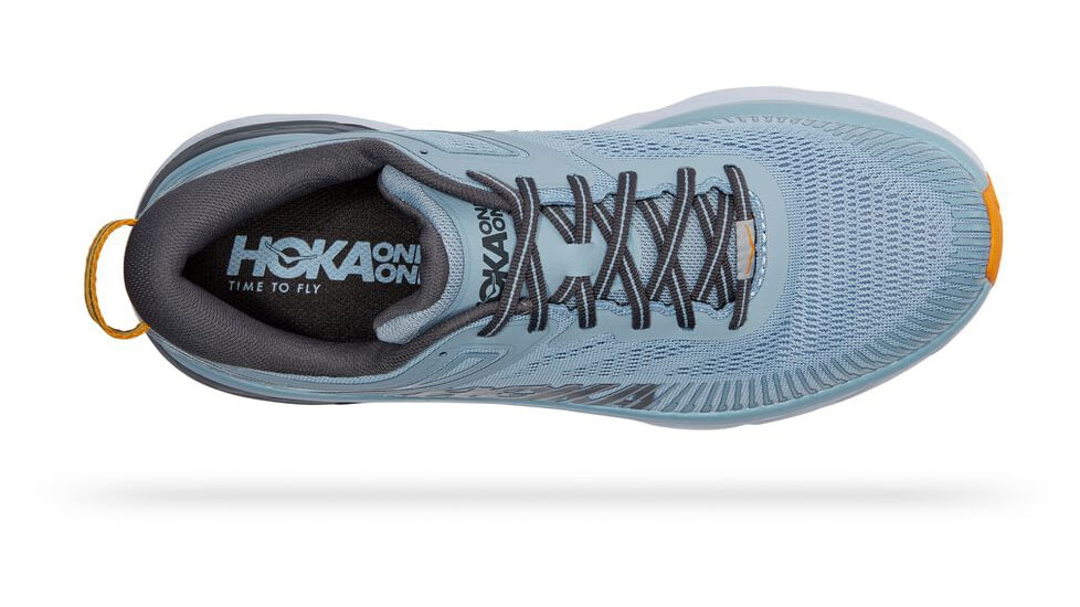 Hoka Bondi 7 Road Running Shoes - Men's, Blue Fog / Castlerock, 9 US, Regular, 1110518-BFCS-09