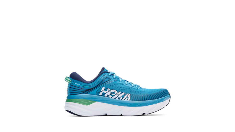 Hoka Bondi 7 Road Running Shoes - Men's, Blue Moon/Moonlit Ocean, 11.5 US, Medium, 1110518-BMMO-11.5D