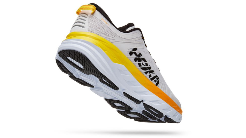 Hoka Bondi 7 Road Running Shoes - Men's, Nimbus Cloud / Radiant Yellow, 12 US, Regular, 1110518-NCRY-12
