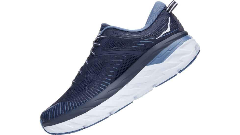 Hoka Bondi 7 Road Running Shoes - Men's, Ombre Blue/Provincial Blue, 10 US, Wide,  1110530-OBPB-10EE
