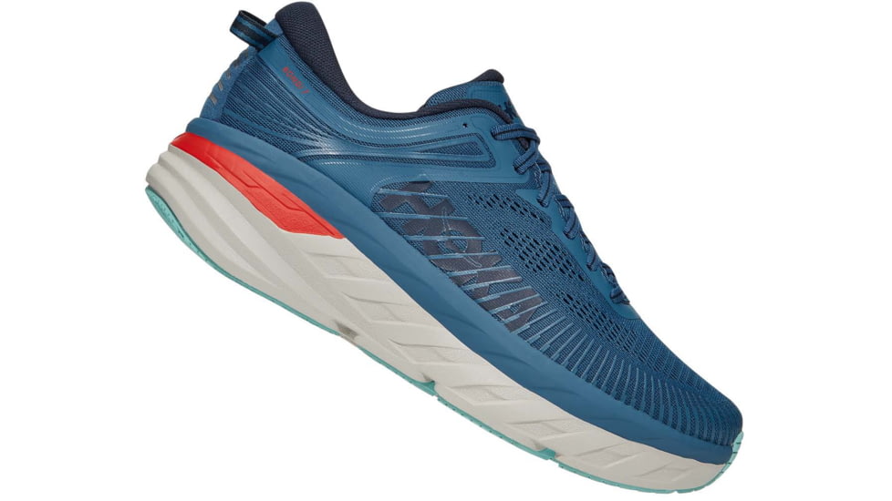 Hoka Bondi 7 Road Running Shoes - Men's, Real Teal/Outer Space, 8.5 US, Medium, 1110518-RTOS-08.5
