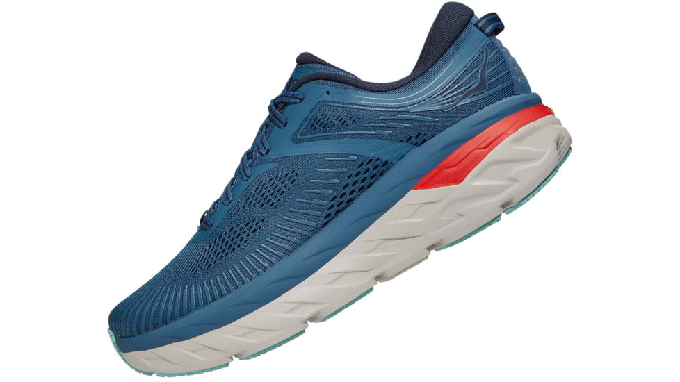 Hoka Bondi 7 Road Running Shoes - Men's, Real Teal/Outer Space, 8.5 US, Medium, 1110518-RTOS-08.5
