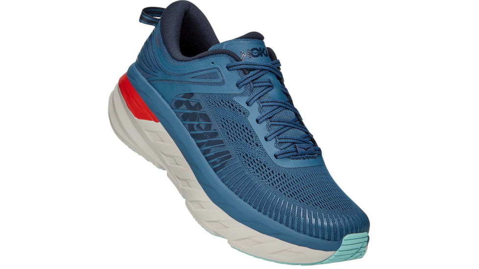 Hoka Bondi 7 Road Running Shoes - Men's, Real Teal/Outer Space, 8.5 US, Medium, 1110518-RTOS-08.5