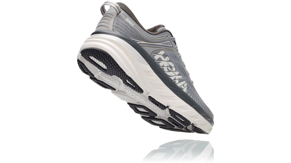 Hoka Bondi 7 Road Running Shoes - Men's, Wild Dove/Dark Shadow, 11.5 US, Wide,  1110530-WDDS-11.5EE
