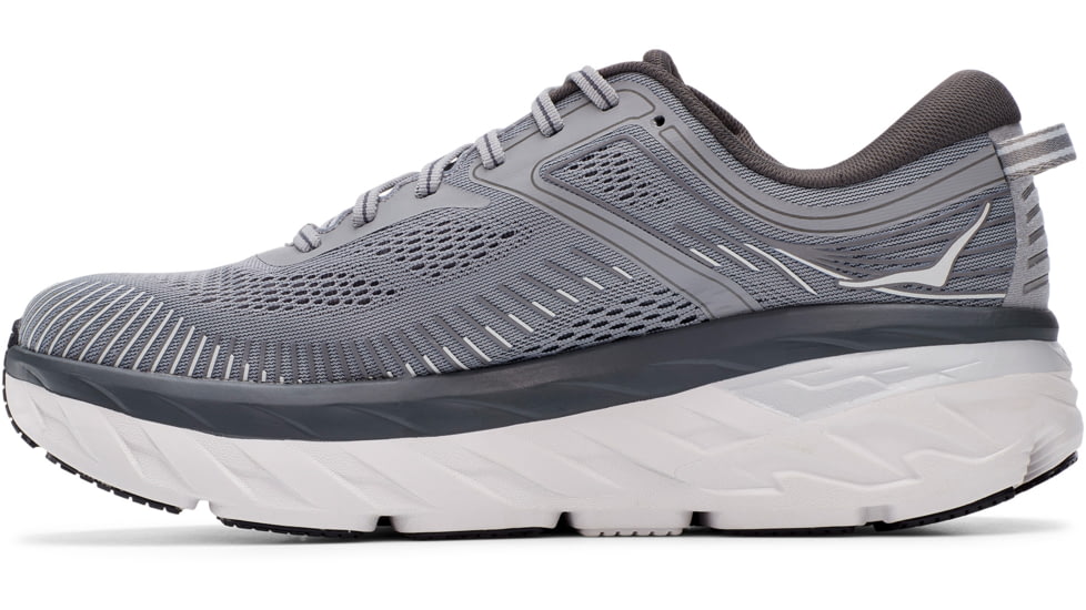 Hoka Bondi 7 Road Running Shoes - Men's, Wild Dove/Dark Shadow, 11.5 US, Wide,  1110530-WDDS-11.5EE
