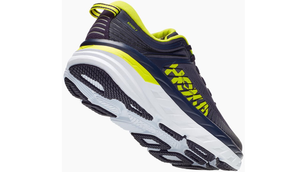 Hoka Bondi 7 Road Running Shoes - Men's, Odyssey Grey/Deep Well, 9 US, Medium, 1110518-OGDW-09