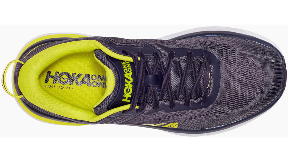 Hoka Bondi 7 Road Running Shoes - Men's, Odyssey Grey/Deep Well, 9 US, Medium, 1110518-OGDW-09