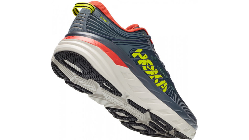 Hoka Bondi 7 Road Running Shoes - Men's, Turbulence/Chili, 9.5 US, Medium, 1110518-TCHL-09.5D