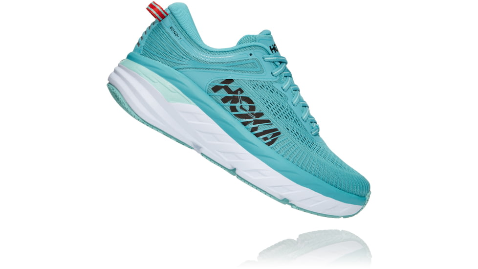 Hoka Bondi 7 Road Running Shoes - Womens, Aquarelle / Eggshell Blue, 7, 1110519-AEBL-07