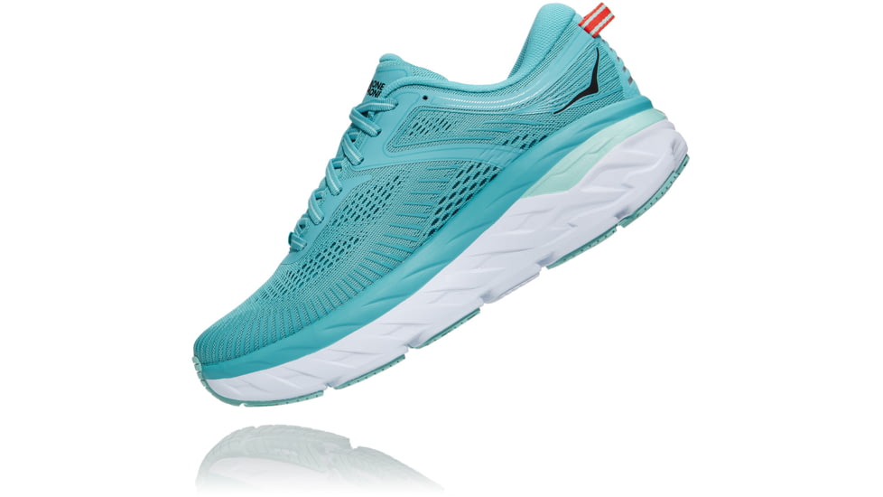 Hoka Bondi 7 Road Running Shoes - Womens, Aquarelle / Eggshell Blue, 7, 1110519-AEBL-07