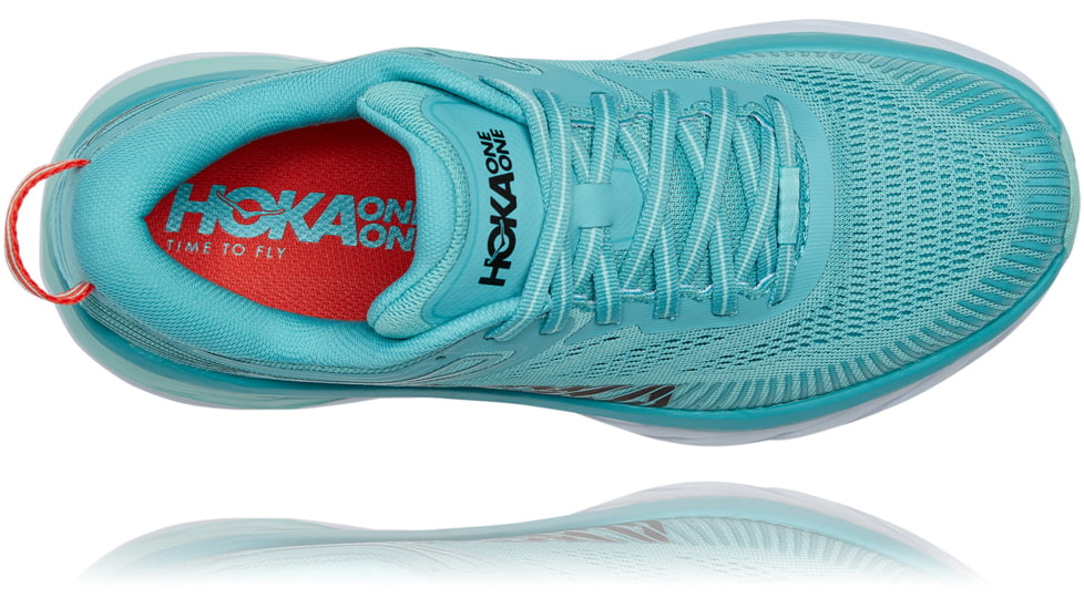 Hoka Bondi 7 Road Running Shoes - Womens, Aquarelle / Eggshell Blue, 7, 1110519-AEBL-07