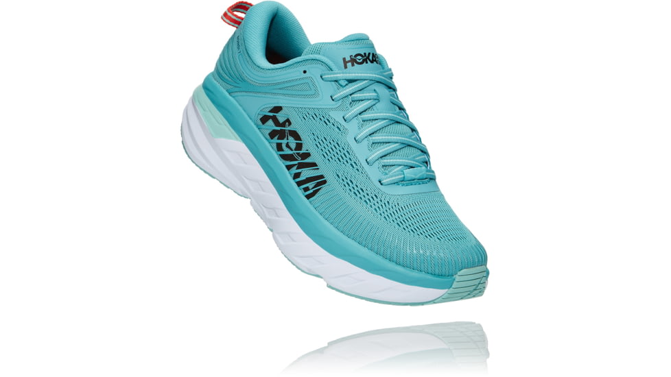 Hoka Bondi 7 Road Running Shoes - Womens, Aquarelle / Eggshell Blue, 7, 1110519-AEBL-07