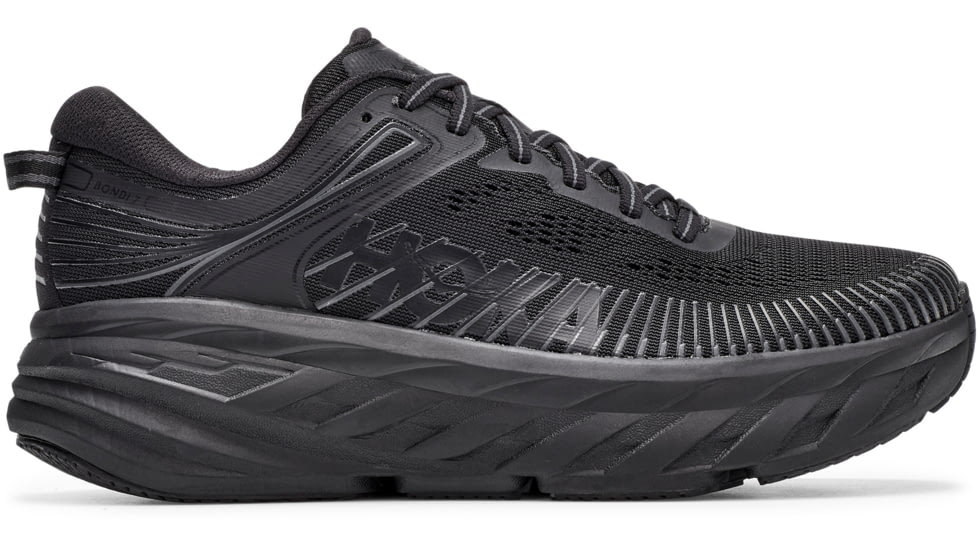 Hoka Bondi 7 Road Running Shoes - Women's, Black / Black, 6.5D, 1110531-BBLC-06.5D