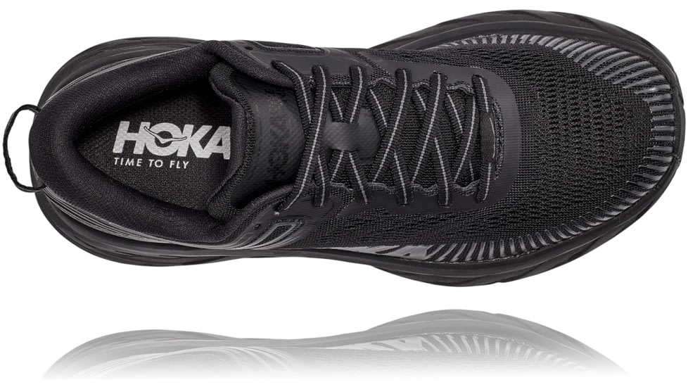 Hoka Bondi 7 Road Running Shoes - Women's, Black / Black, 6.5D, 1110531-BBLC-06.5D