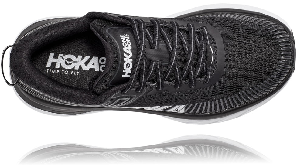 Hoka Bondi 7 Road Running Shoes - Women's, Black / White, 6.5D, 1110531-BWHT-06.5D