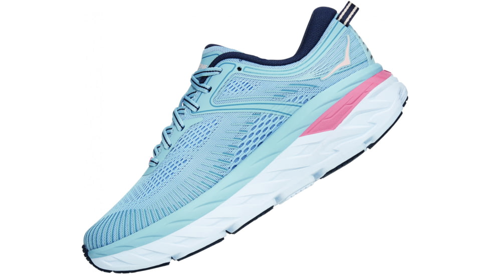 Hoka Bondi 7 Road Running Shoes - Women's, Blue Fog/Ombre Blue, 10 US, Medium, 1110519-BFOB-10