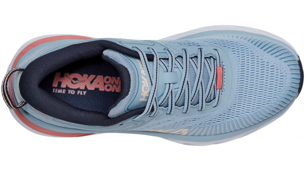 Hoka Bondi 7 Road Running Shoes - Women's, Blue Fog/Ombre Blue, 10 US, Medium, 1110519-BFOB-10