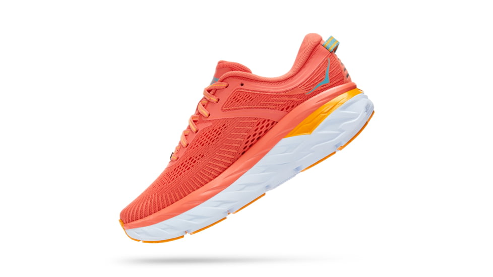 Hoka Bondi 7 Road Running Shoes - Women's, Camellia / Coastal Shade, 5 US, Medium, 1110519-CCSD-05