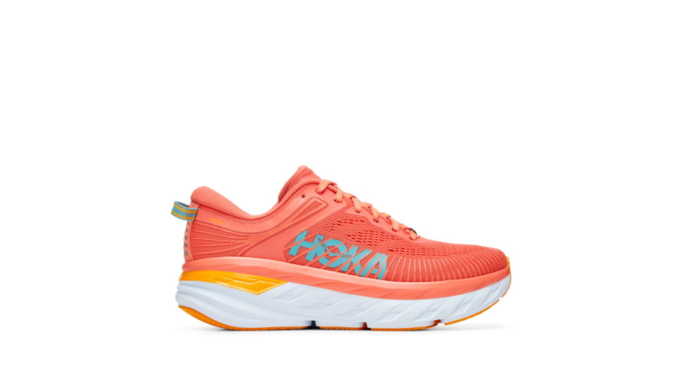 Hoka Bondi 7 Road Running Shoes - Women's, Camellia / Coastal Shade, 5 US, Medium, 1110519-CCSD-05
