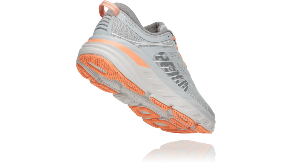 Hoka Bondi 7 Road Running Shoes - Womens, Harbor Mist / Sharkskin, 8, 1110519-HMSH-08