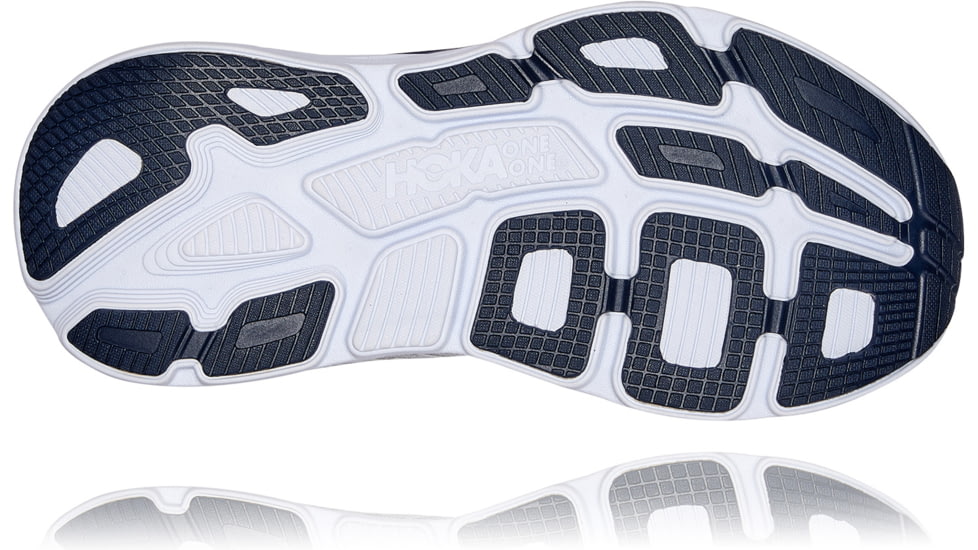 Hoka Bondi 7 Road Running Shoes - Womens, Lunar Rock / Black Iris, 9, 1110519-LRBI-09