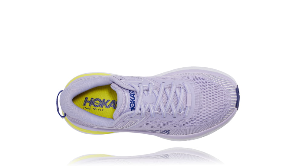 Hoka Bondi 7 Road Running Shoes - Women's, Purple Heather/Clematis Blue, 10.5 US, Medium, 1110519-PHCB-10.5