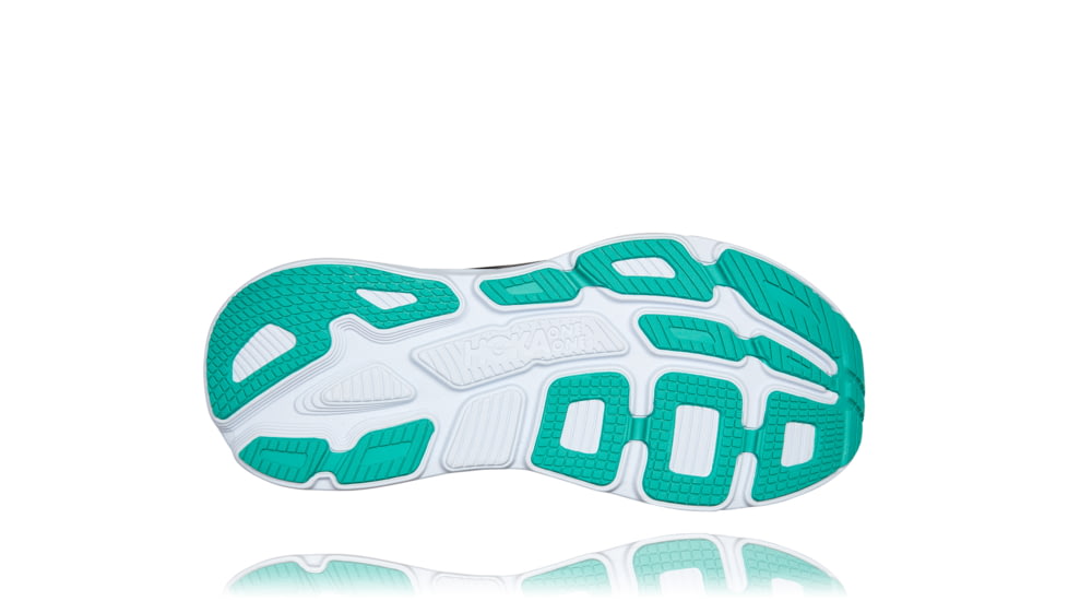 Hoka Bondi 7 Road Running Shoes - Men's, Black/Atlantis, 7.5 US, Medium, 1110518-BATL-07.5