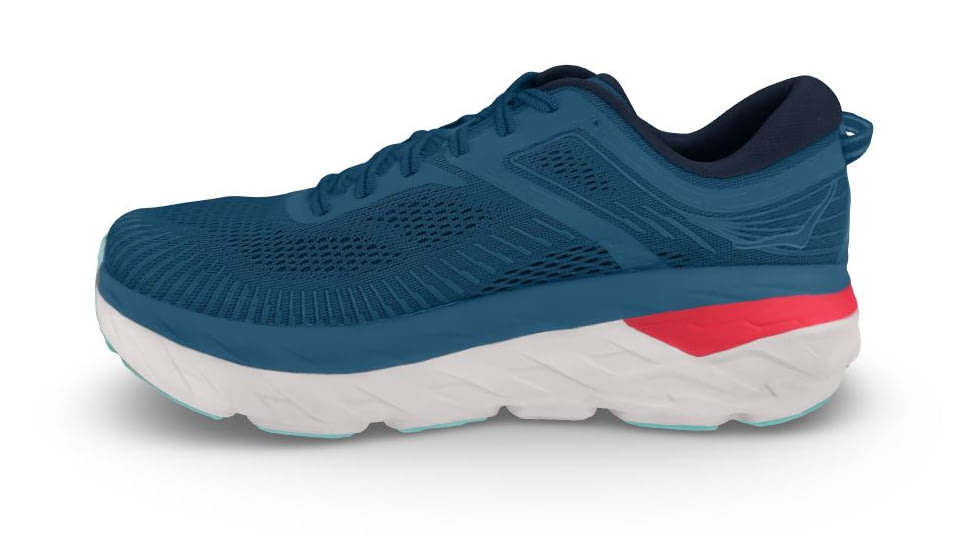 Hoka Bondi 7 Road Running Shoes - Men's, Real Teal / Outer Space, 7 US, Regular, 1110518-RTOS-07