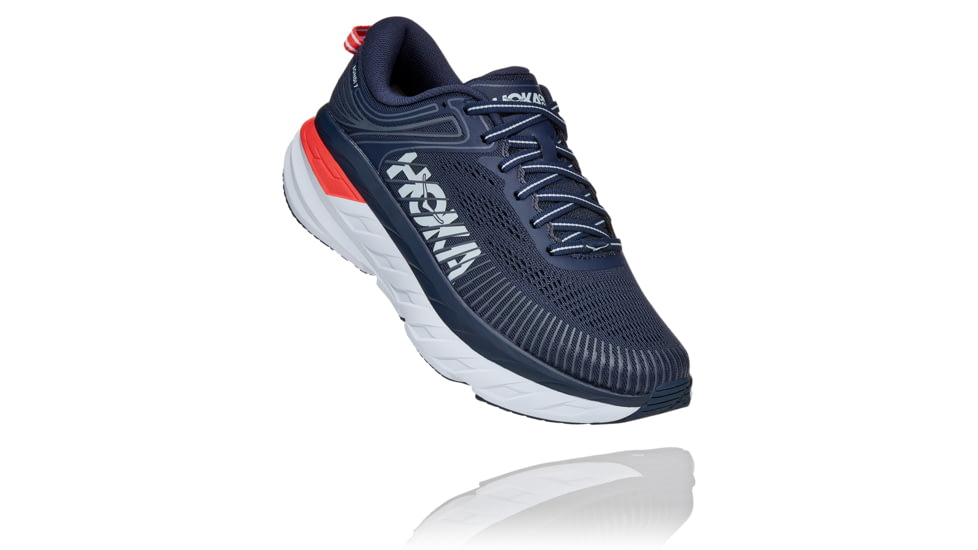 Hoka Bondi 7 Road Running Shoes - Women's, Black Iris/Ballad Blue, 8, 1110519-BIBBL-08