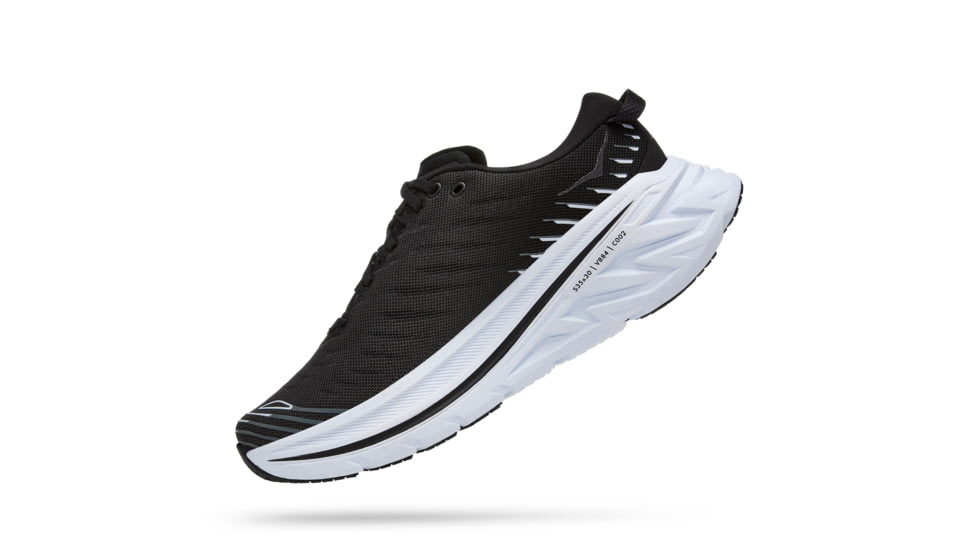 Hoka Bondi X Road Running Shoes - Mens, Black / White, 11D, 1113512-BWHT-11D