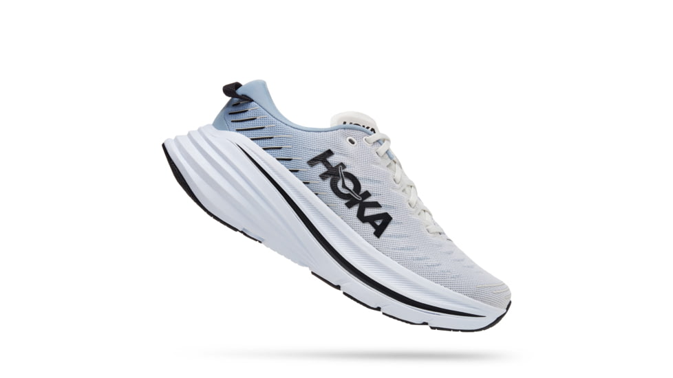 Hoka Bondi X Road Running Shoes - Mens, Blanc De Blanc / Blue Fog, 13D, 1113512-BDBBF-13D