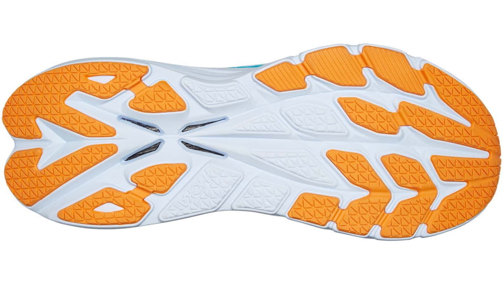 Hoka Bondi X Road Running Shoes - Mens, White/Evening Primrose, 7.5, D, 1113512-WEPR-07.5D