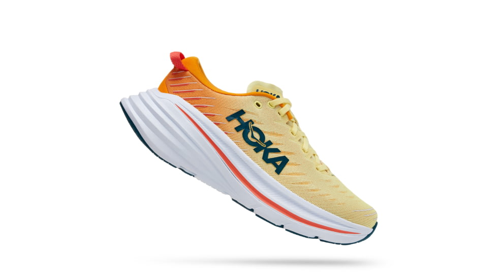 Hoka Bondi X Road Running Shoes - Mens, Yellow Pear / Radiant Yellow, 12.5D, 1113512-YPRY-12.5D