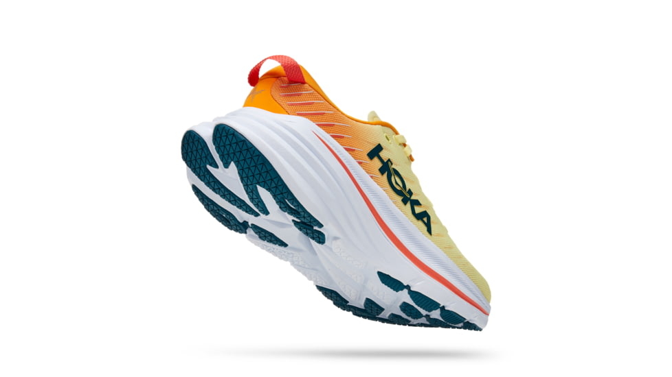 Hoka Bondi X Road Running Shoes - Mens, Yellow Pear / Radiant Yellow, 12.5D, 1113512-YPRY-12.5D