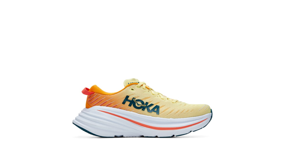 Hoka Bondi X Road Running Shoes - Mens, Yellow Pear / Radiant Yellow, 12.5D, 1113512-YPRY-12.5D