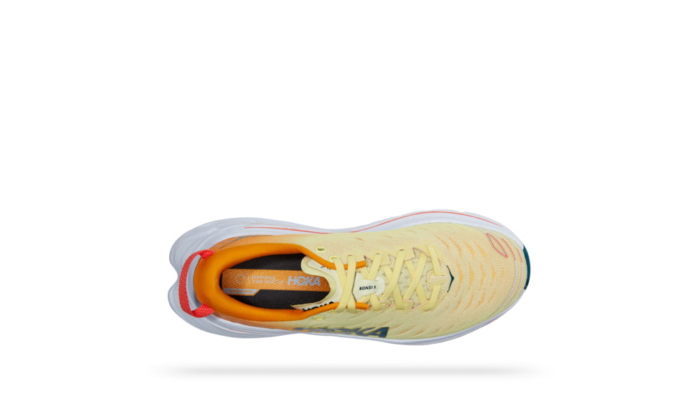 Hoka Bondi X Road Running Shoes - Mens, Yellow Pear / Radiant Yellow, 12.5D, 1113512-YPRY-12.5D