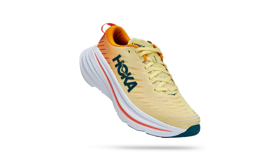 Hoka Bondi X Road Running Shoes - Mens, Yellow Pear / Radiant Yellow, 12.5D, 1113512-YPRY-12.5D