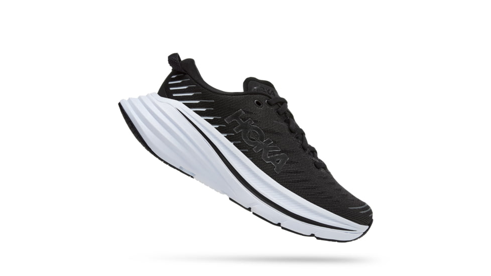 Hoka Bondi X Road Running Shoes - Womens, Black / White, 6.5B, 1113513-BWHT-06.5B