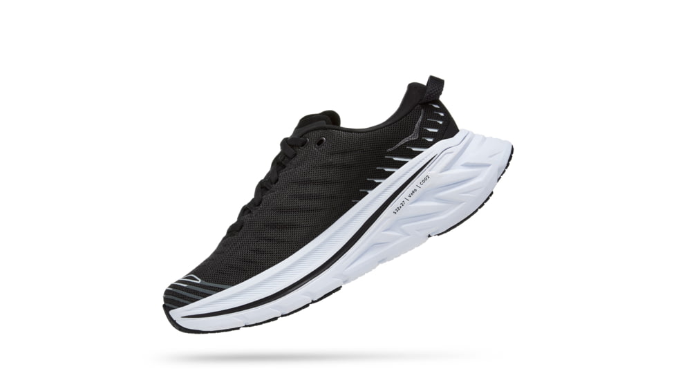 Hoka Bondi X Road Running Shoes - Womens, Black / White, 6.5B, 1113513-BWHT-06.5B