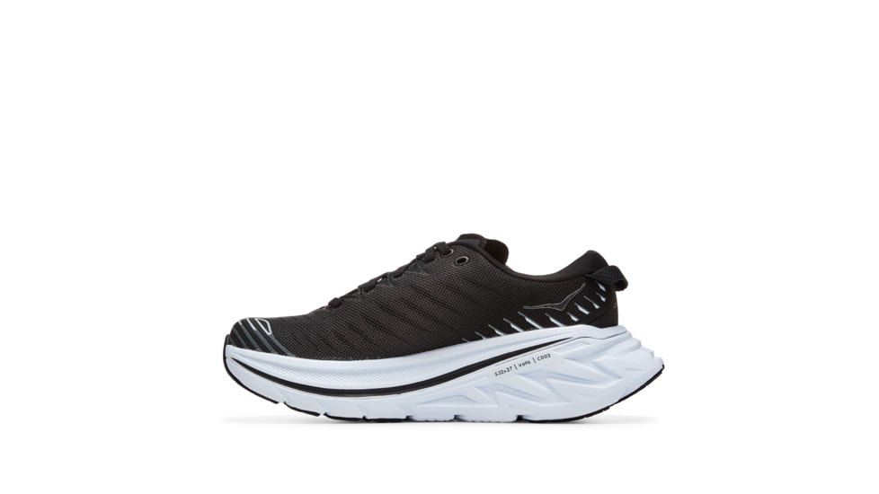 Hoka Bondi X Road Running Shoes - Womens, Black / White, 6.5B, 1113513-BWHT-06.5B