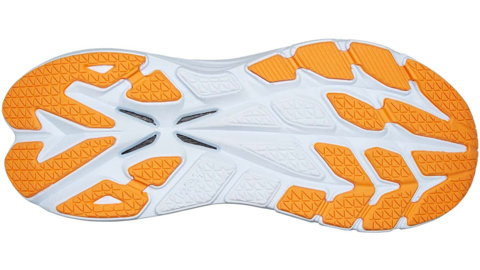 Hoka Bondi X Road Running Shoes - Womens, White/Evening Primrose, 9.5, B, 1113513-WEPR-09.5B