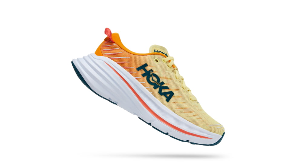 Hoka Bondi X Road Running Shoes - Womens, Yellow Pear / Radiant Yellow, 6.5B, 1113513-YPRY-06.5B