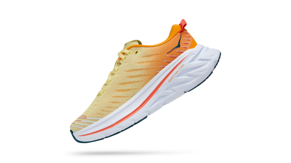 Hoka Bondi X Road Running Shoes - Womens, Yellow Pear / Radiant Yellow, 6.5B, 1113513-YPRY-06.5B