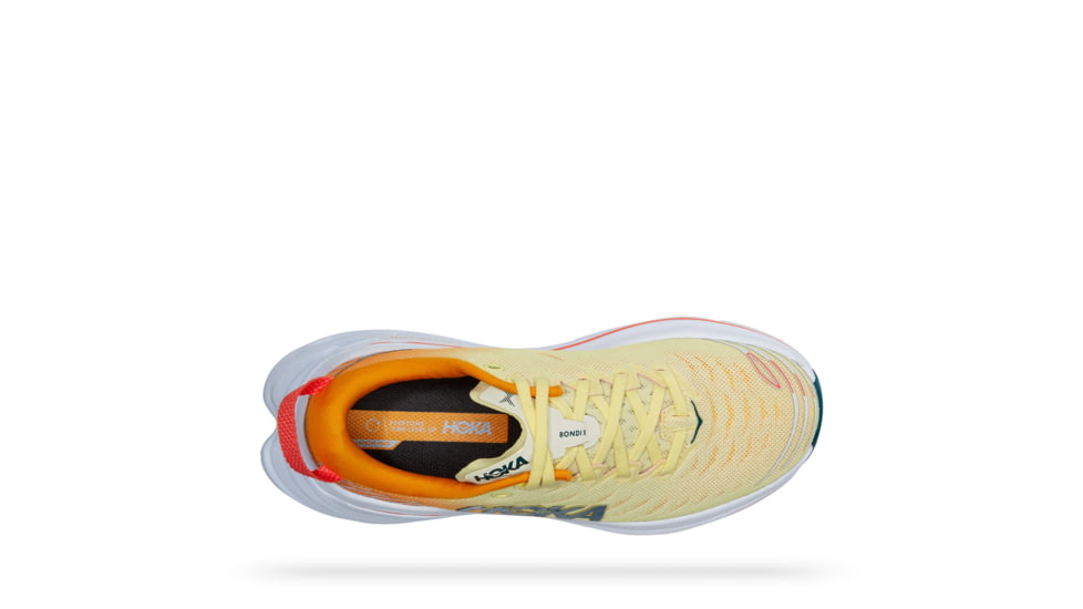 Hoka Bondi X Road Running Shoes - Womens, Yellow Pear / Radiant Yellow, 6.5B, 1113513-YPRY-06.5B